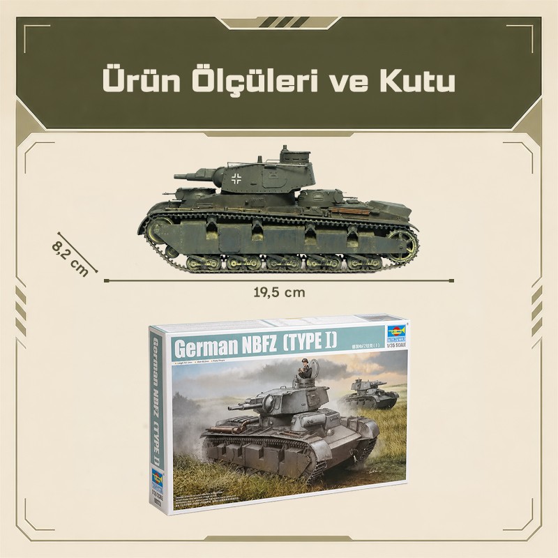 Trumpeter 05527 German NBFZ(TYPE ?) Maket Model Kit