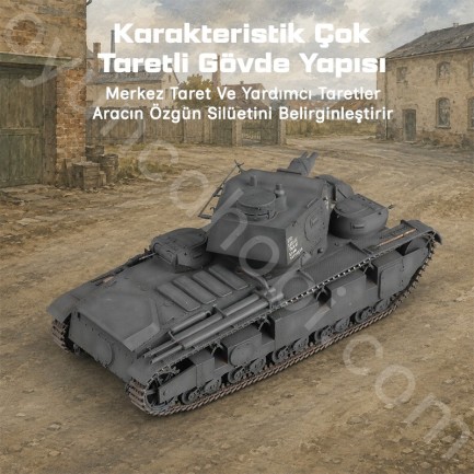 Trumpeter 05529 German Neubaufahrzeug Nr.3-5 Maket Model Kit - Thumbnail