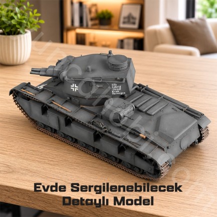 Trumpeter 05529 German Neubaufahrzeug Nr.3-5 Maket Model Kit - Thumbnail