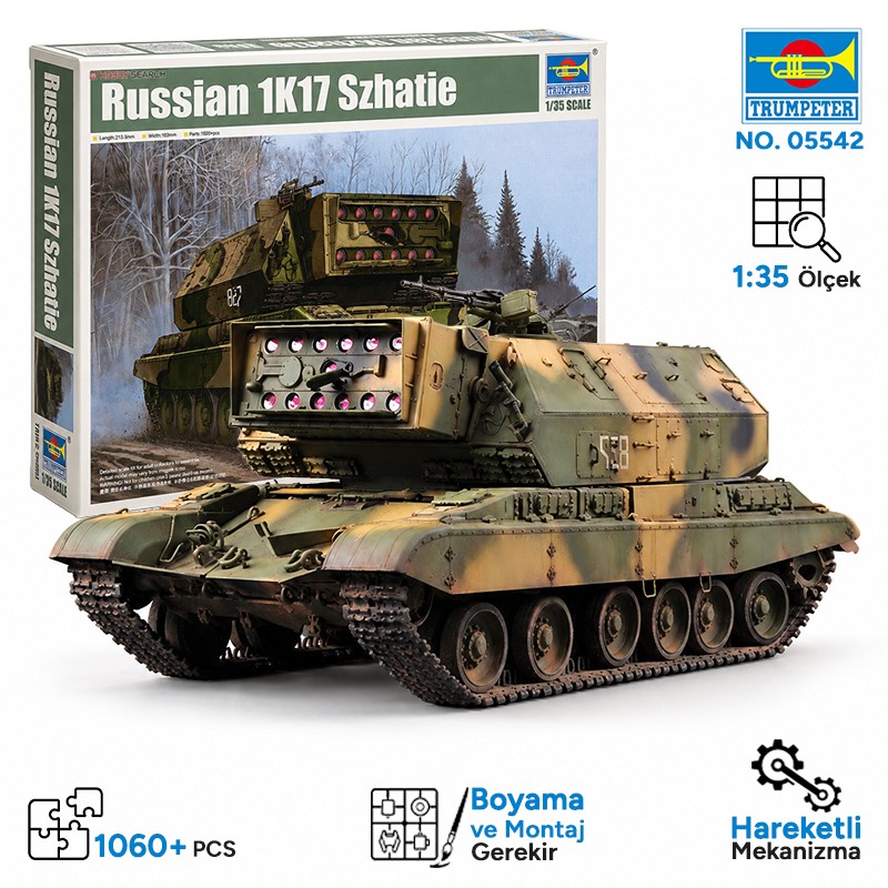Trumpeter 05542 Russian 1K17 Szhatie Maket Model Kit