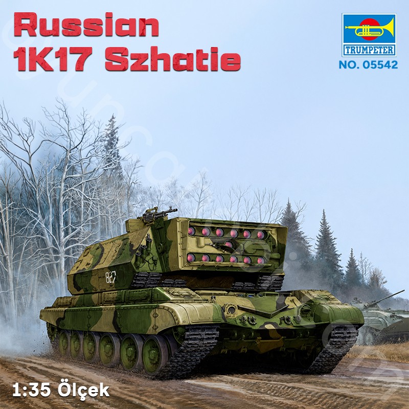 Trumpeter 05542 Russian 1K17 Szhatie Maket Model Kit