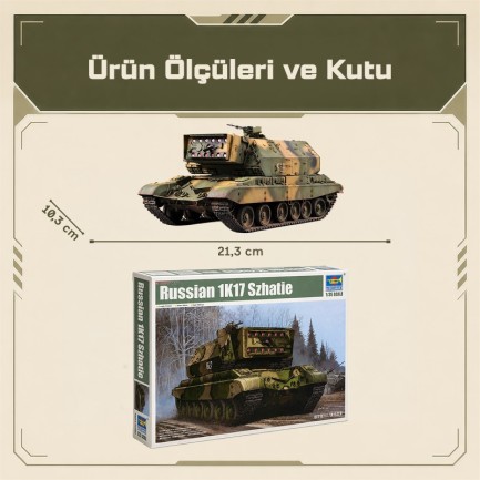 Trumpeter 05542 Russian 1K17 Szhatie Maket Model Kit - Thumbnail