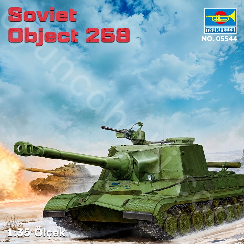 Trumpeter 05544 Soviet Object 268 Maket Model Kit