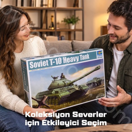 Trumpeter 05545 Soviet T-10 Heavy Tank Maket Model Kit - Thumbnail
