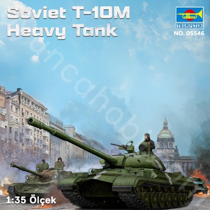 Trumpeter 05546 Soviet T-10M Heavy Tank Maket Model Kit - Thumbnail
