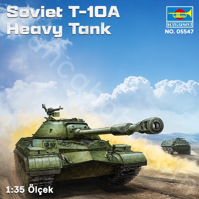 Trumpeter 05547 Soviet T-10A Heavy Tank Maket Model Kit