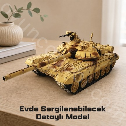 Trumpeter 05561 Indian T-90S MBT Maket Model Kit - Thumbnail