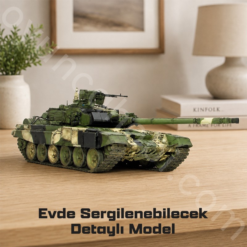 Trumpeter 05562 Russian T-90A MBT Maket Model Kit