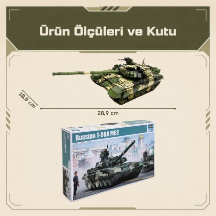 Trumpeter 05562 Russian T-90A MBT Maket Model Kit - Thumbnail