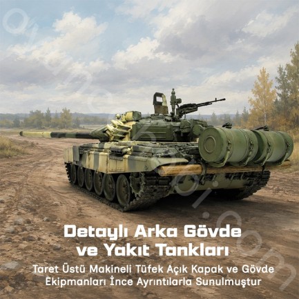 Trumpeter 05564 Russian T-72BM Mod1990 MBT Maket Model Kit - Thumbnail