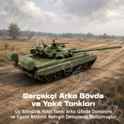 Trumpeter 05565 Russian T-80B MBT Maket Model Kit - Thumbnail