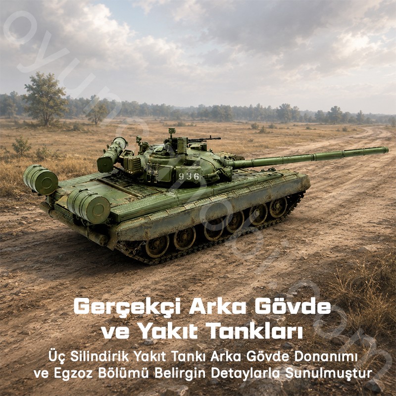 Trumpeter 05565 Russian T-80B MBT Maket Model Kit