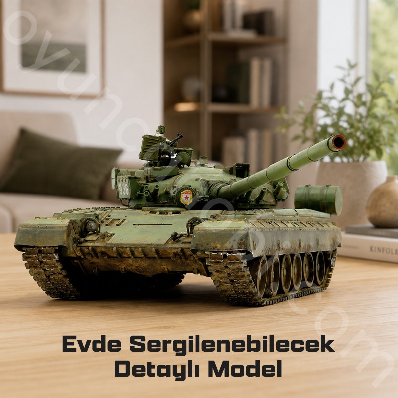 Trumpeter 05565 Russian T-80B MBT Maket Model Kit