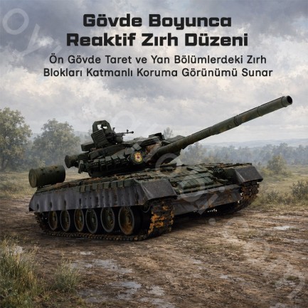 Trumpeter 05566 Russian T-80BV MBT Maket Model Kit - Thumbnail