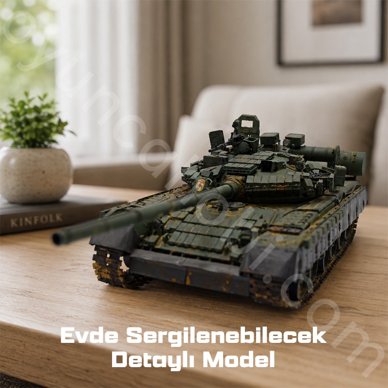 Trumpeter 05566 Russian T-80BV MBT Maket Model Kit