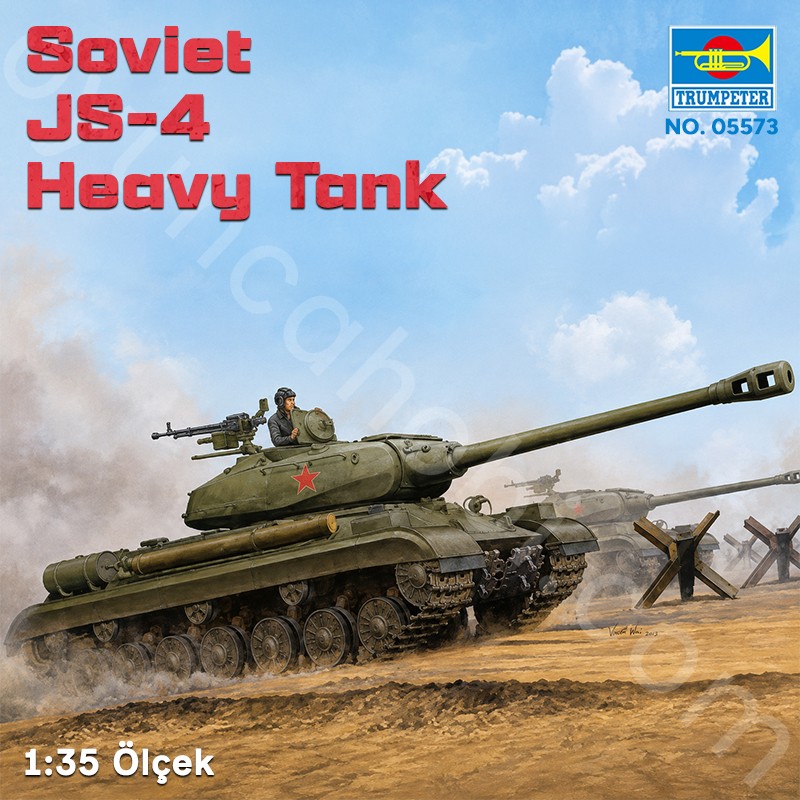 Trumpeter 05573 Soviet JS-4 Heavy Tank Maket Model Kit