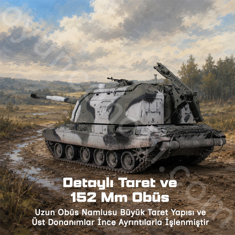 Trumpeter 05574 Russian 2S19 Self-propelled 152mm Howitzer Maket Model Kit
