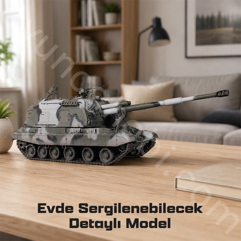 Trumpeter 05574 Russian 2S19 Self-propelled 152mm Howitzer Maket Model Kit