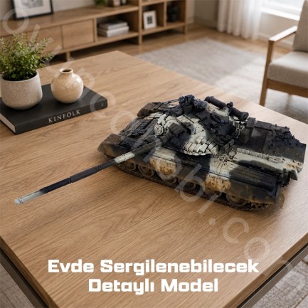 Trumpeter 05581 Russian T-80BVD MBT Maket Model Kit - Thumbnail