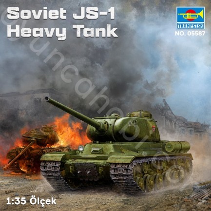 Trumpeter 05587 Soviet JS-1 Heavy Tank Maket Model Kit - Thumbnail