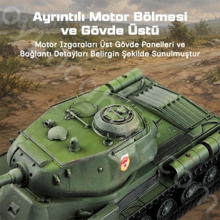 Trumpeter 05587 Soviet JS-1 Heavy Tank Maket Model Kit - Thumbnail