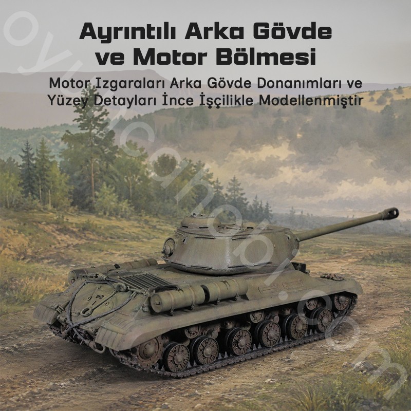 Trumpeter 05589 Soviet JS-2M Heavy Tank - Early Maket Model Kit