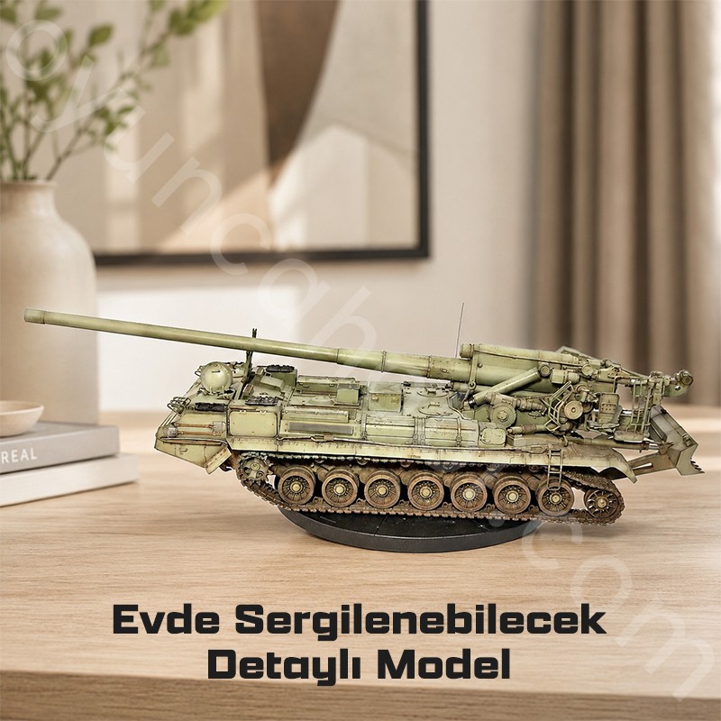 Trumpeter 05593 Soviet 2S7 Self-Propelled Gun Maket Model Kit