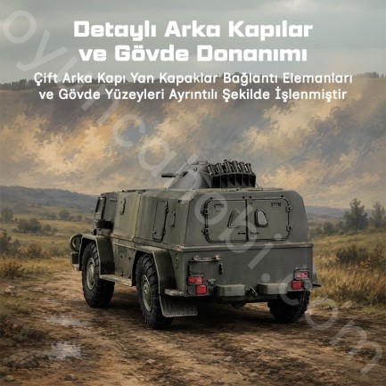 Trumpeter 05594 Russian GAZ39371 High-Mobility Multipurpose Military Vehicle Maket Model Kit - Thumbnail