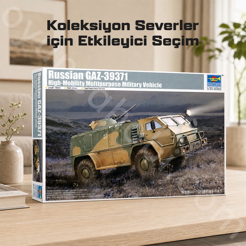 Trumpeter 05594 Russian GAZ39371 High-Mobility Multipurpose Military Vehicle Maket Model Kit