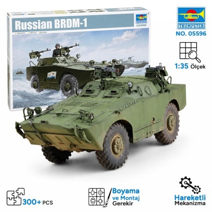 Trumpeter - Trumpeter 05596 Russian BRDM-1 Maket Model Kit