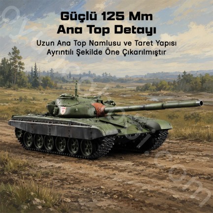 Trumpeter 05598 Russian T-72B MBT Maket Model Kit - Thumbnail