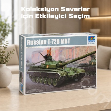 Trumpeter 05598 Russian T-72B MBT Maket Model Kit - Thumbnail