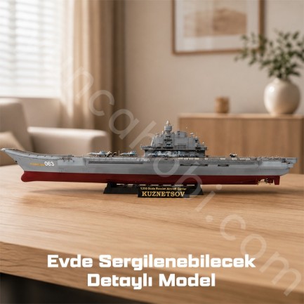 Trumpeter 05606 Aircraft carrier-Admiral Kuznetsov Maket Model Kit - Thumbnail