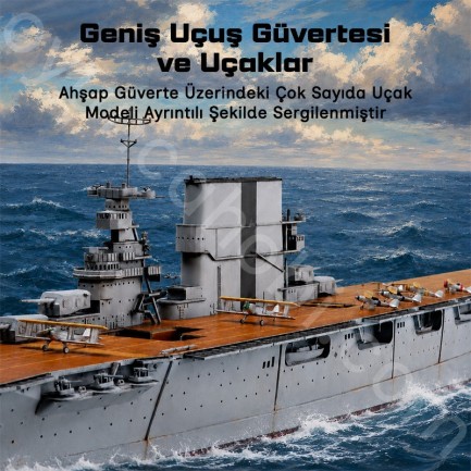 Trumpeter 05607 SARATOGA CV-3 Maket Model Kit - Thumbnail