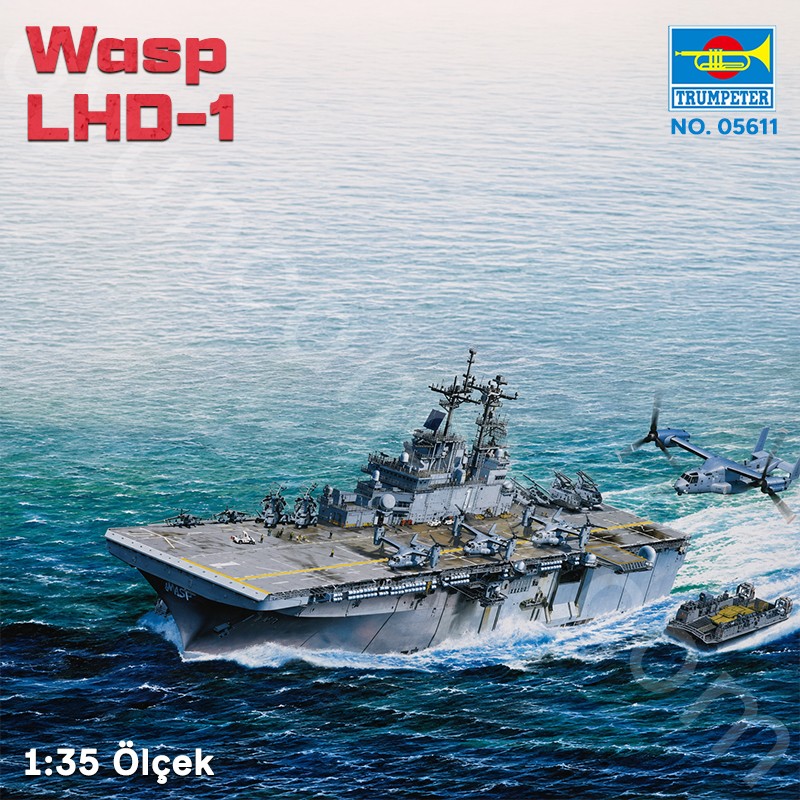 Trumpeter 05611 Wasp LHD-1 Maket Model Kit