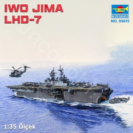 Trumpeter 05615 IWO JIMA LHD-7 Maket Model Kit - Thumbnail