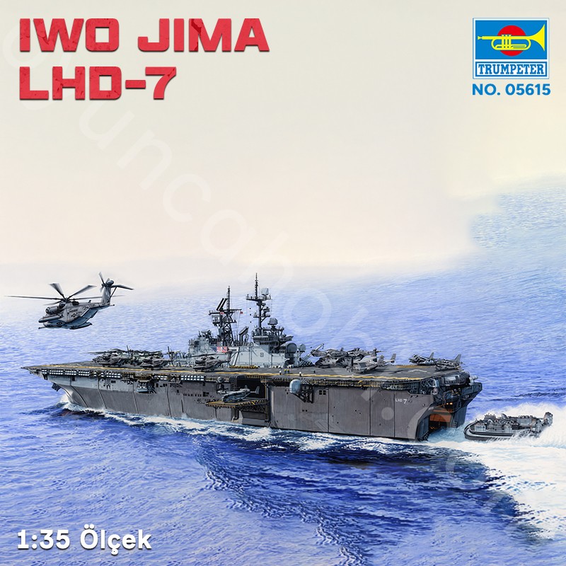 Trumpeter 05615 IWO JIMA LHD-7 Maket Model Kit