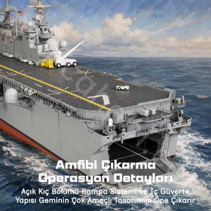 Trumpeter 05615 IWO JIMA LHD-7 Maket Model Kit - Thumbnail