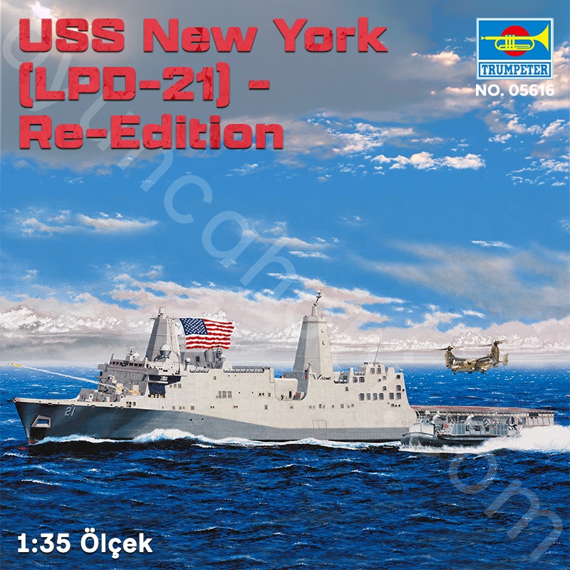Trumpeter 05616 USS New York (LPD-21) - Re-Edition Maket Model Kit