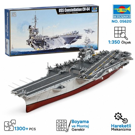 Trumpeter - Trumpeter 05620 Constellation CV-64 Maket Model Kit