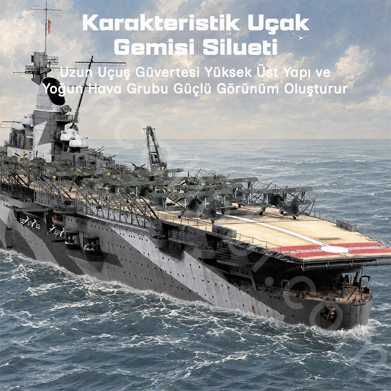 Trumpeter 05627 German Navy Aircraft Carrier DKM Graf Zeppelin Maket Model Kit