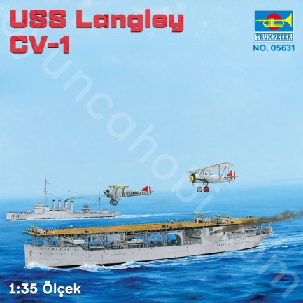 Trumpeter 05631 USS Langley CV-1 Maket Model Kit - Thumbnail