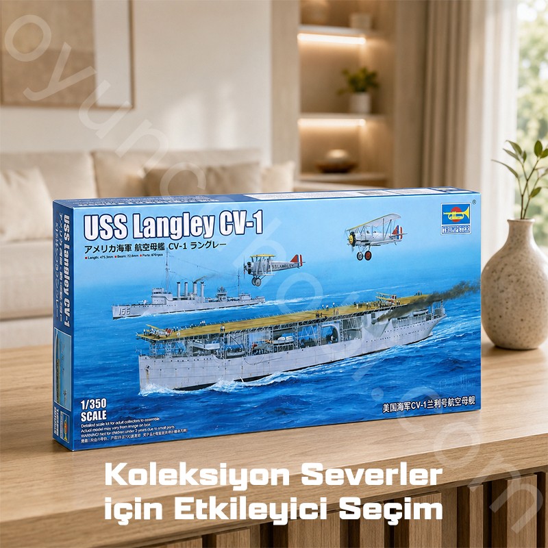 Trumpeter 05631 USS Langley CV-1 Maket Model Kit