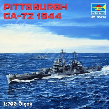 Trumpeter 05726 PITTSBURGH CA-72 1944 Maket Model Kit - Thumbnail