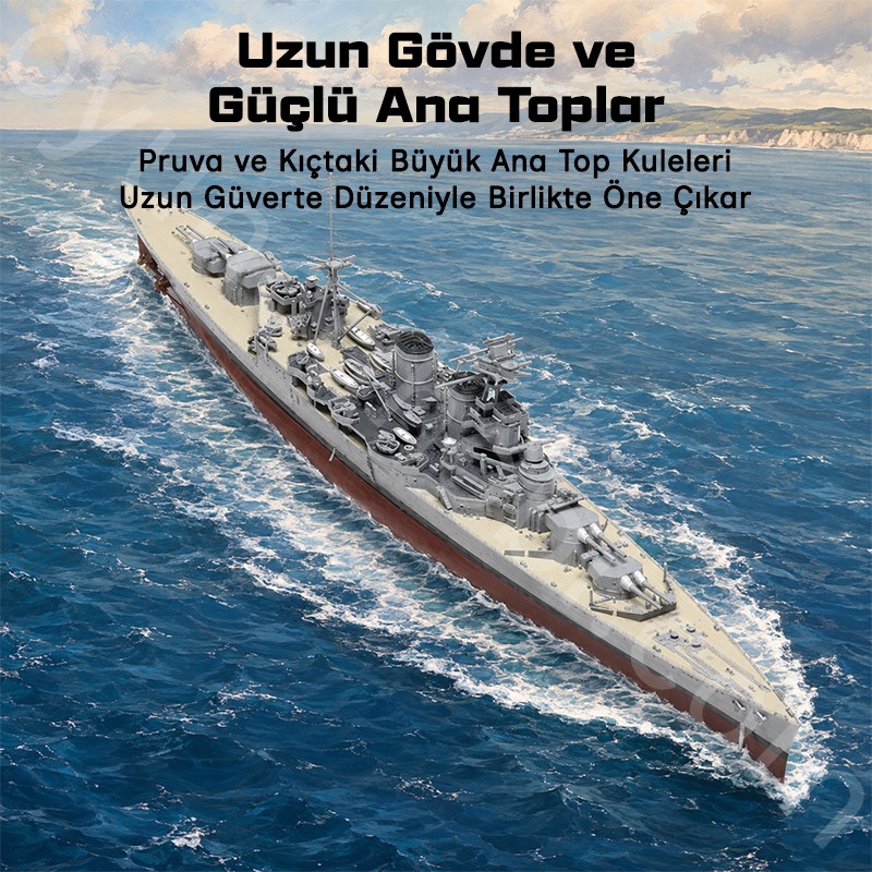 Trumpeter 05740 HMS HOOD 1941 Maket Model Kit