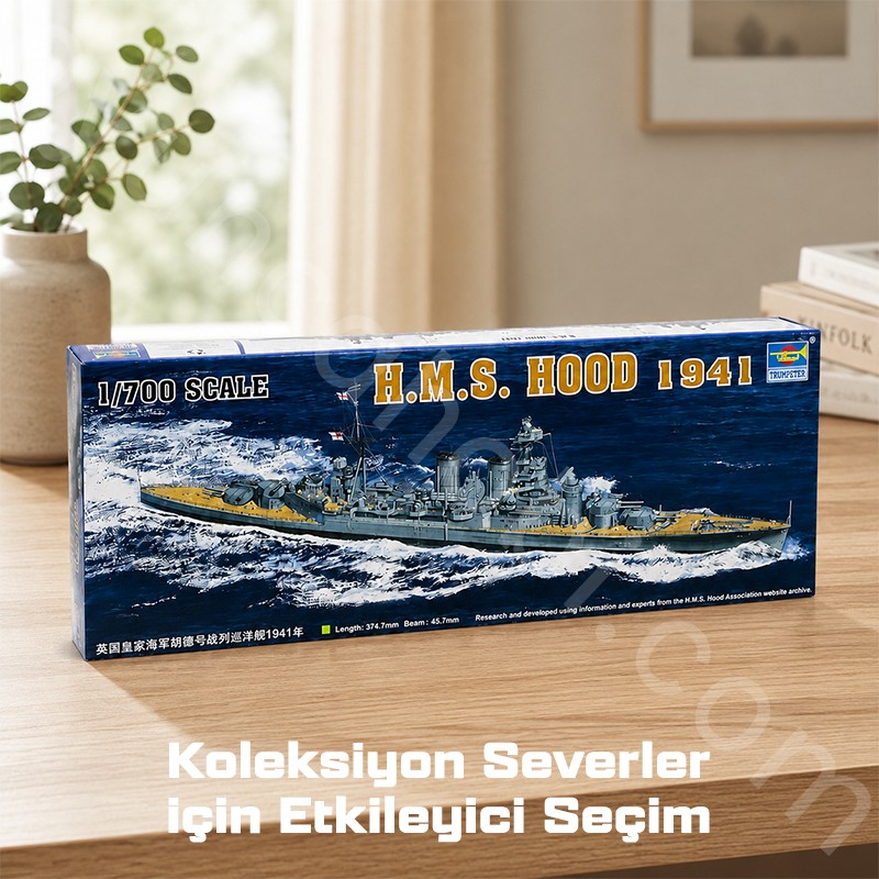 Trumpeter 05740 HMS HOOD 1941 Maket Model Kit