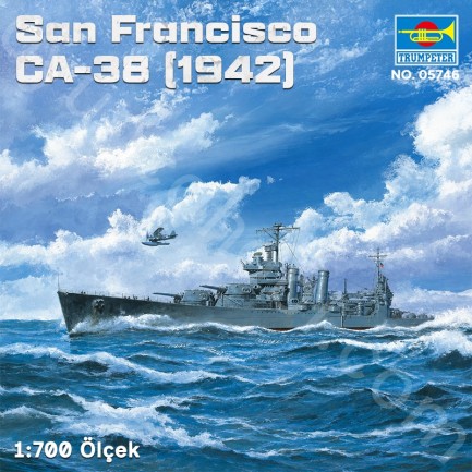Trumpeter 05746 San Francisco CA-38 (1942) Maket Model Kit - Thumbnail