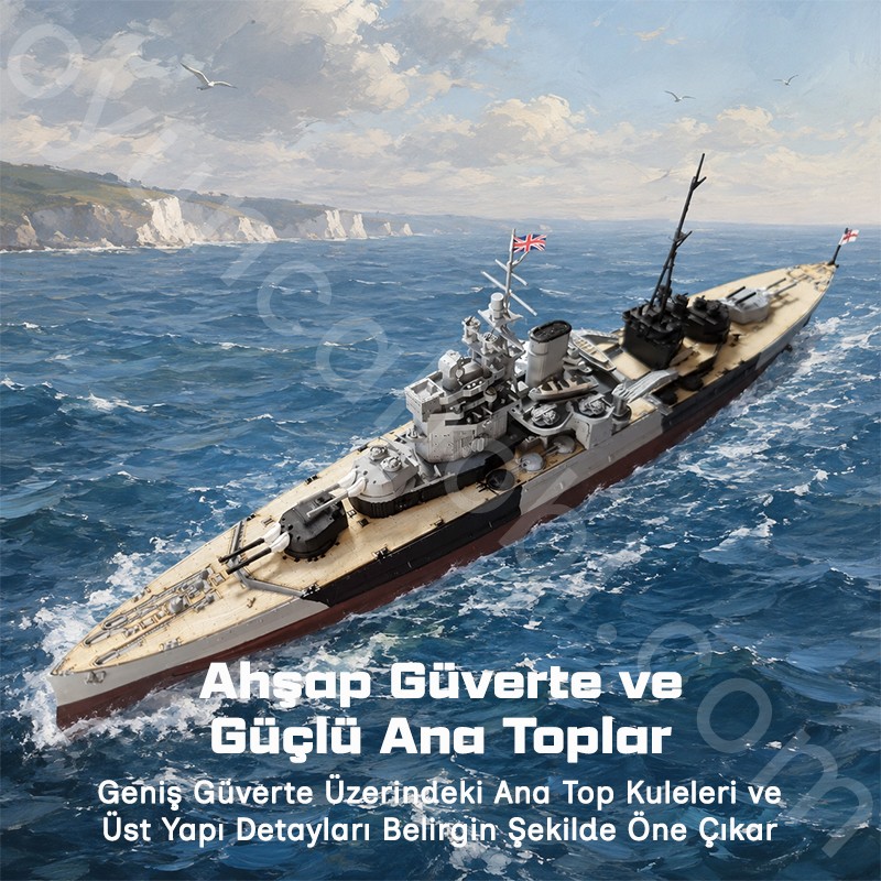 Trumpeter 05794 HMS Queen Elizabeth 1941 Maket Model Kit