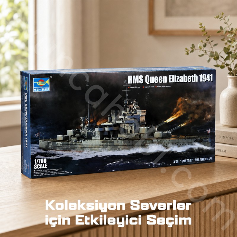 Trumpeter 05794 HMS Queen Elizabeth 1941 Maket Model Kit