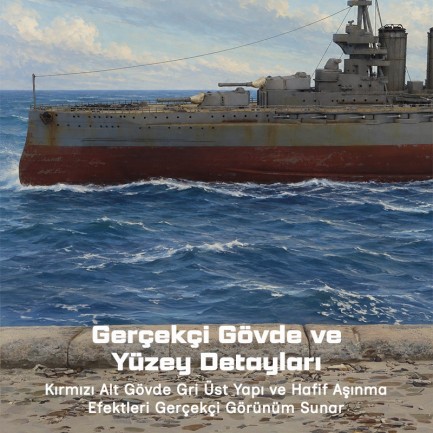 Trumpeter 05797 HMS Queen Elizabeth 1918 Maket Model Kit - Thumbnail